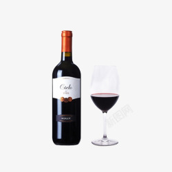 葡萄酒瓶子红酒瓶红酒杯葡萄酒酒杯高清图片