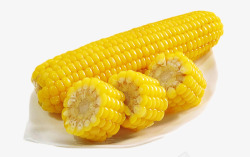 黄色的玉米餐饮甜糯玉米高清图片
