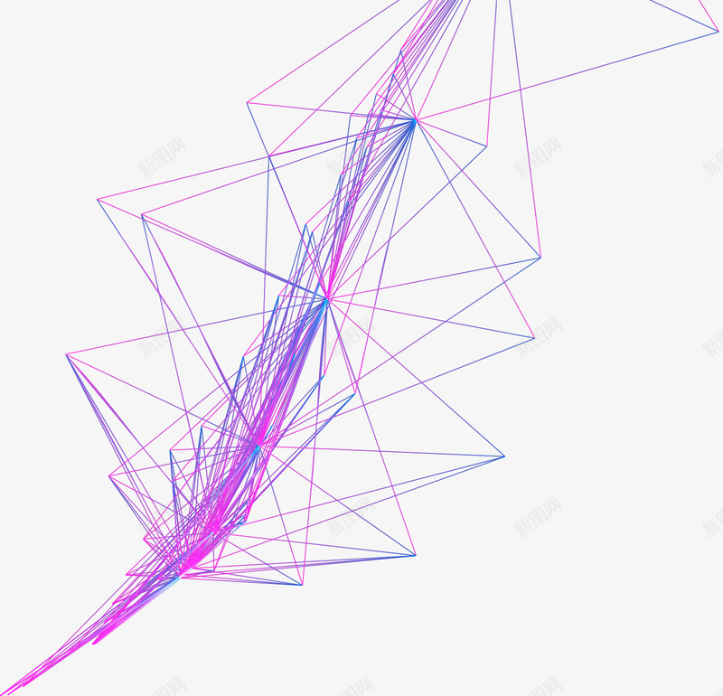 卡通手绘紫色不规则线条背景png免抠素材_88icon https://88icon.com 不规则线条背景 卡通手绘 科技背景 紫色线条背景 线条背景免扣 线条装饰背景