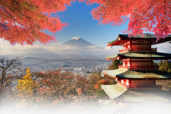 东京景点日本东京富士山著名景点旅游高清图片