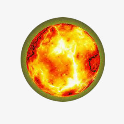 绚丽的火球素材