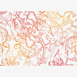 金花纹中国风纹理背景高清图片