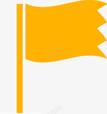 名胜PNG图彩色小旗子图图标图标