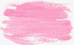 粉色水彩涂鸦渲染素材