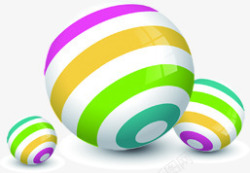 海报活动元素颜色球体素材