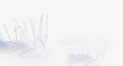 被雪覆盖的雪松雪地雪景装饰高清图片