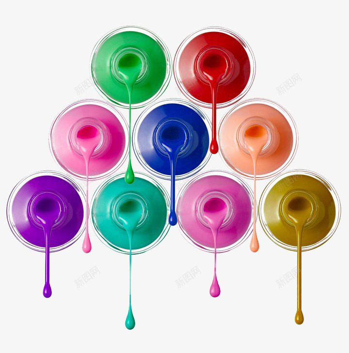 多彩的指甲油png免抠素材_88icon https://88icon.com 五彩 女性 指甲油