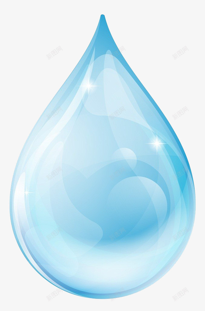 蓝色液体png免抠素材_88icon https://88icon.com 一滴水 水滴 湿 蓝色液体 雨滴 露珠 鲜明光泽