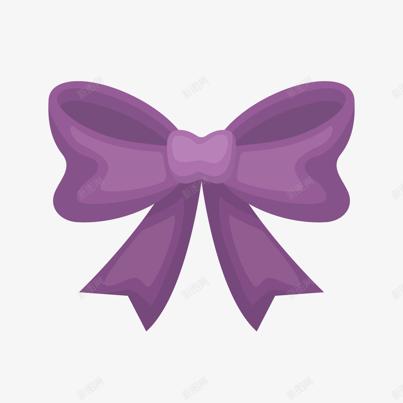 紫色蝴蝶结节日元素png免抠素材_88icon https://88icon.com 圆弧 圣诞 平面 弧度 形状 礼物 紫色 蝴蝶结 设计