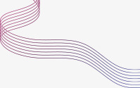 紫色平行弧线国庆素材
