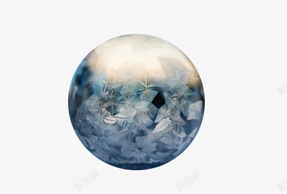 唯美雪花泡泡png免抠素材_88icon https://88icon.com 冰块 圆点 泡沫 泡泡 雪花