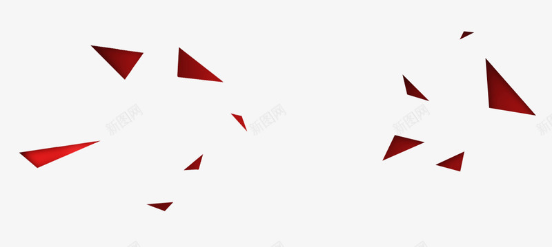 红色三角块几何体漂浮png免抠素材_88icon https://88icon.com 三角 几何体 漂浮 红色
