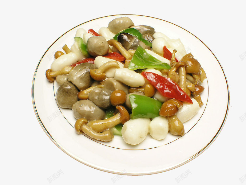 爆炒云南三珍png免抠素材_88icon https://88icon.com 中华美食 传统美食 熟菜 特色爆炒云南三珍 盘子 美味 装饰 餐饮美食