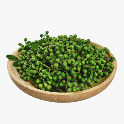 绿色绿藤实物绿色新鲜花椒高清图片