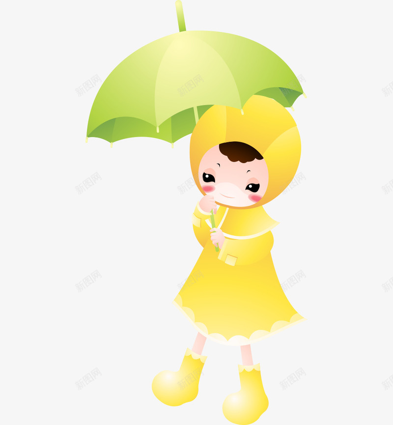 卡通手绘穿雨衣打着雨伞小女孩矢量图ai免抠素材_88icon https://88icon.com 卡通的人物 平面小女孩素材 手绘的小女孩 打伞的人物免抠 打伞的人物免抠素材 打伞的女孩 打雨伞的小女孩 矢量图 穿雨衣的小女孩 雨伞 黄色雨衣卡通人物形象