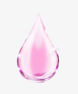 水滴手绘粉色手绘气泡化妆品水滴高清图片