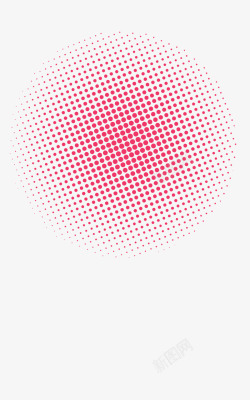 粉色几何几何圆点透明背景高清图片