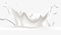 夏日酷饮料飞溅的牛奶高清图片