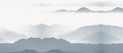水墨山脉中国风水墨山水背景高清图片