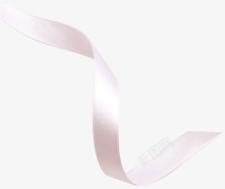 粉色波浪波浪式粉色丝带飘带高清图片