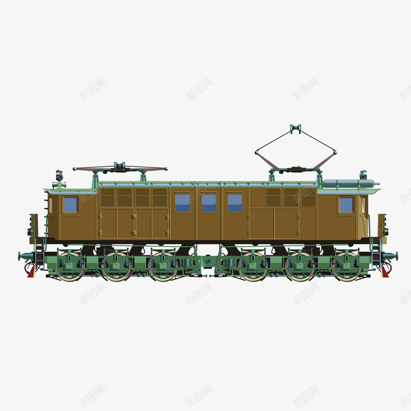 棕色火车车厢运货火车png免抠素材_88icon https://88icon.com 棕色 火车 车厢 运货火车
