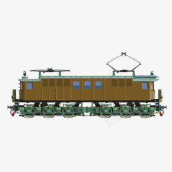 棕色火车车厢运货火车素材