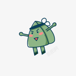 糯米食品端午节手绘粽子高清图片