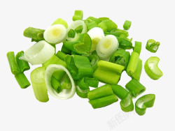 绿色蔬菜葱花高清图片
