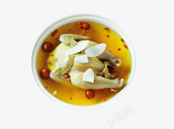红枣百合汤营养鸡汤高清图片