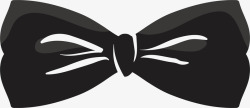 领结黑色镂空扁平风格蝴蝶领结矢量图高清图片