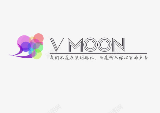 logo婚庆公司彩色logo图标图标