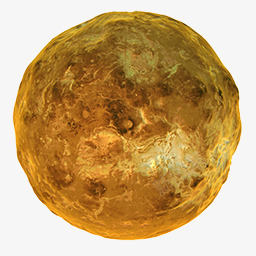 金色星球星系图标图标