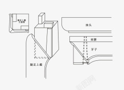 平面结构设计卯榫结构图高清图片