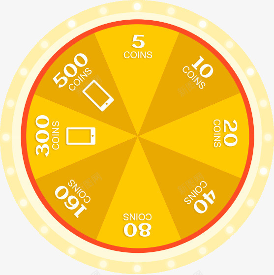 幸运大转盘抽奖png免抠素材_88icon https://88icon.com 幸运 抽奖 转盘