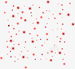 红色星星底纹矢量图素材