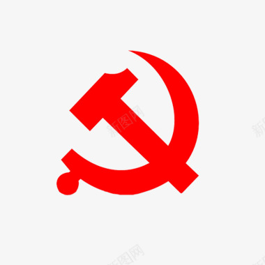红色党建标志图标图标