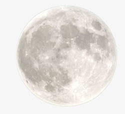 星月白色月球高清图片