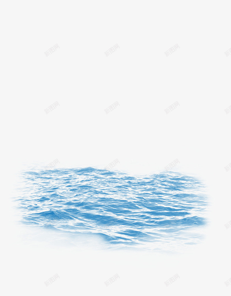 手绘蓝色水浪波浪png免抠素材_88icon https://88icon.com 化妆品装饰效果 水波纹 水滴 水珠 蓝色海洋