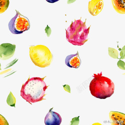 缤纷水果手绘素材