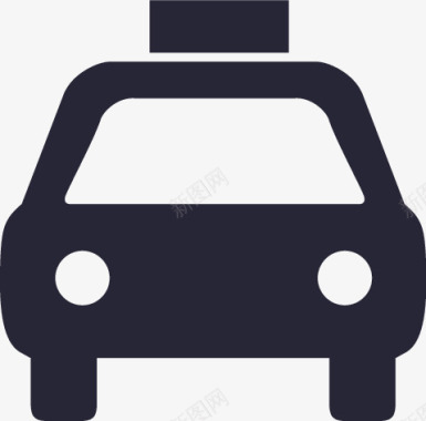 icon出租车停靠站点矢量图图标图标