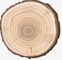 圆形齿轮状树木年轮矢量图素材