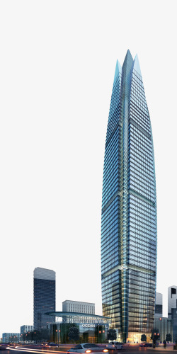 摩登锥形高楼大厦高清图片