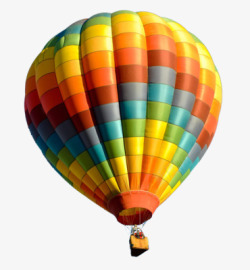 彩色绚丽明亮热气球素材