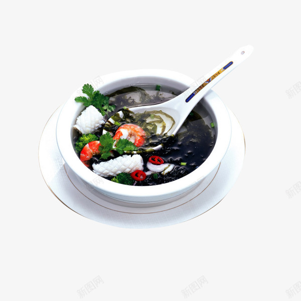 紫菜海鲜汤类png免抠素材_88icon https://88icon.com 产品实物 养胃 热饮