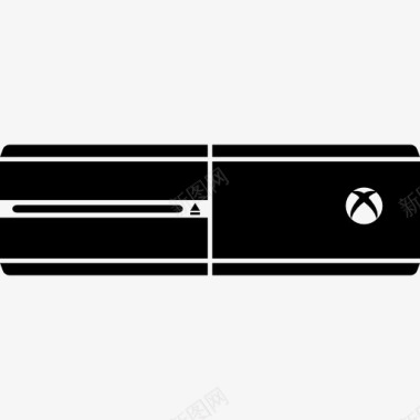 食物用具XboxOne游戏机的图标图标