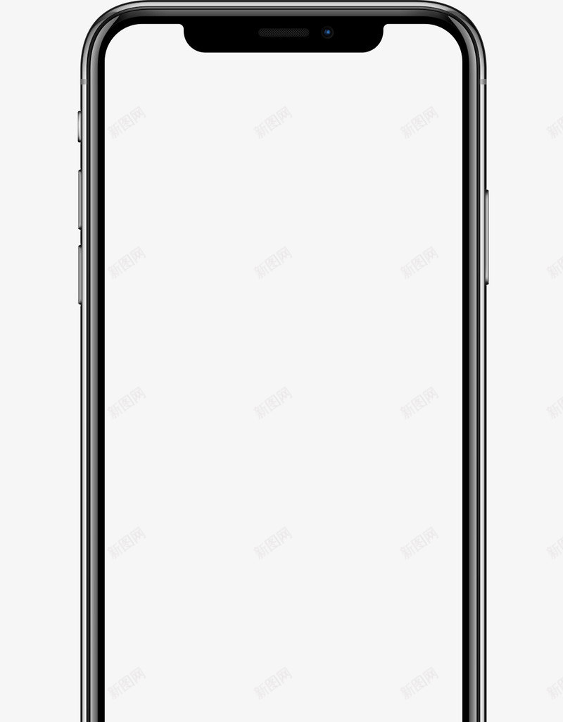 iPhoneX模型png_88icon https://88icon.com UI 手机 手机UI原型 手机正反面 新图 样机 模型 黑色