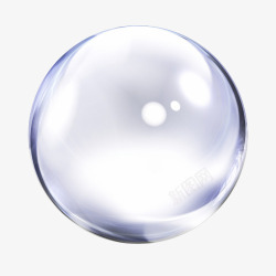 透明圆球透明水晶球高清图片