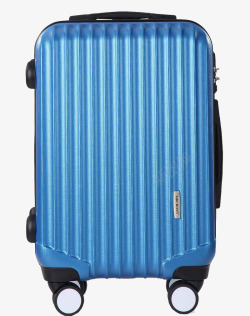 砂布纹24寸蓝色行李箱素材