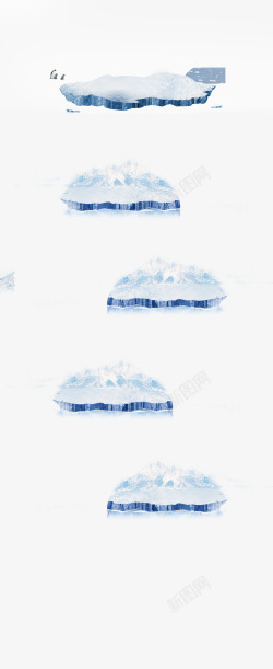 冰块免费PNG北极冰川高清图片