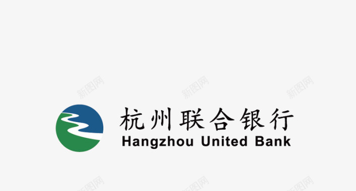 道路交通标志杭州联合银行矢量图图标图标